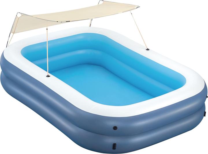 Pool 2 chambers rectangular with roof