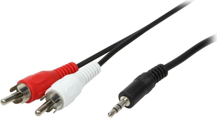 LogiLink Connection cable (1.50 m, 3.5mm jack (AUX), Cinch)