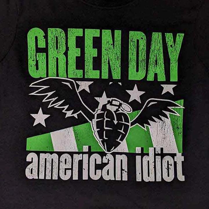 Actual product image Green Day Womens/Ladies American Idiot Wings Crop Top (XS)