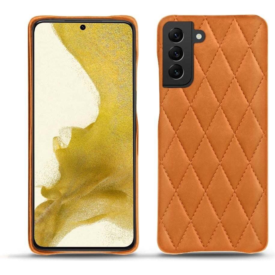 Noreve Lederschutzhülle (Samsung Galaxy S22+), Smartphone Hülle, Orange