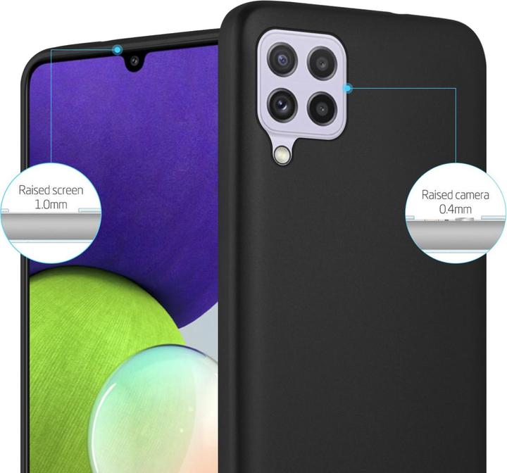 Image du produit Cadorabo TPU Matt Metallic Cover (Samsung Galaxy M22, Samsung Galaxy A22, Samsung Galaxy A32)
