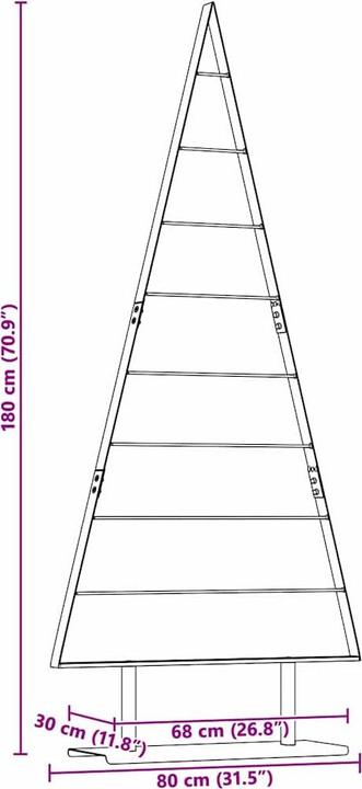 Actual product image vidaXL Metallbaum (180 cm)