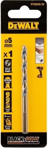 Produktbild DeWalt 5mm Black Gold Hss Drill Bit (5 Millimeter)