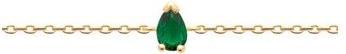 Actual product image Lara Gold plated BRACELET - 16+2 - S.EMERALD (Brass)