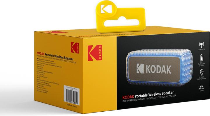 Immagine prodotto Kodak PWS-2238 blu resistente agli urti 8 Watt RMS (5 h, Batteria ricaricabile)