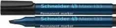 Produktbild Schneider 10 Maxx 133 Permanentmarker schwarz 1,0 - 4,0 mm (Schwarz, 4 mm, 10 x)