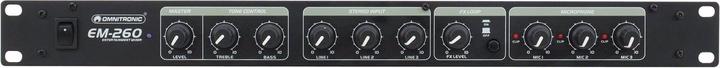 Image du produit Omnitronic EM-260B (Mélangeur de ligne)