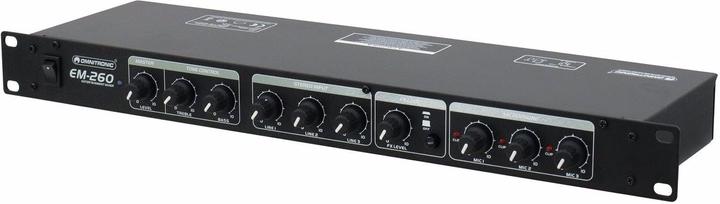 Image du produit Omnitronic EM-260B (Mélangeur de ligne)