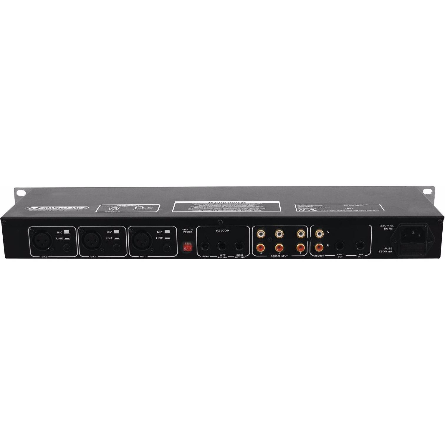 Omnitronic EM-260 (Line-Mischer), Mischpult
