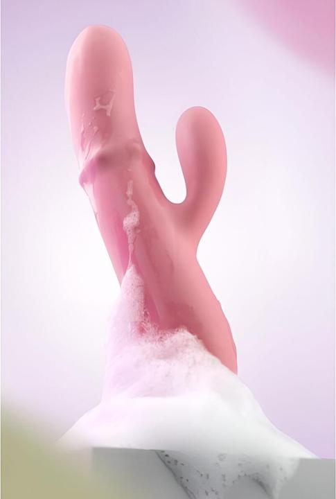 Actual product image Svakom Mora Neo Interaktiver Stossvibrator Pfirsich