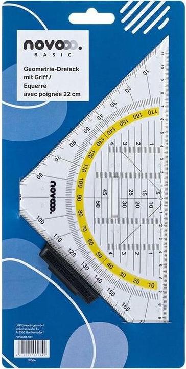 Actual product image Novooo Set squares (22 cm, Plastic)