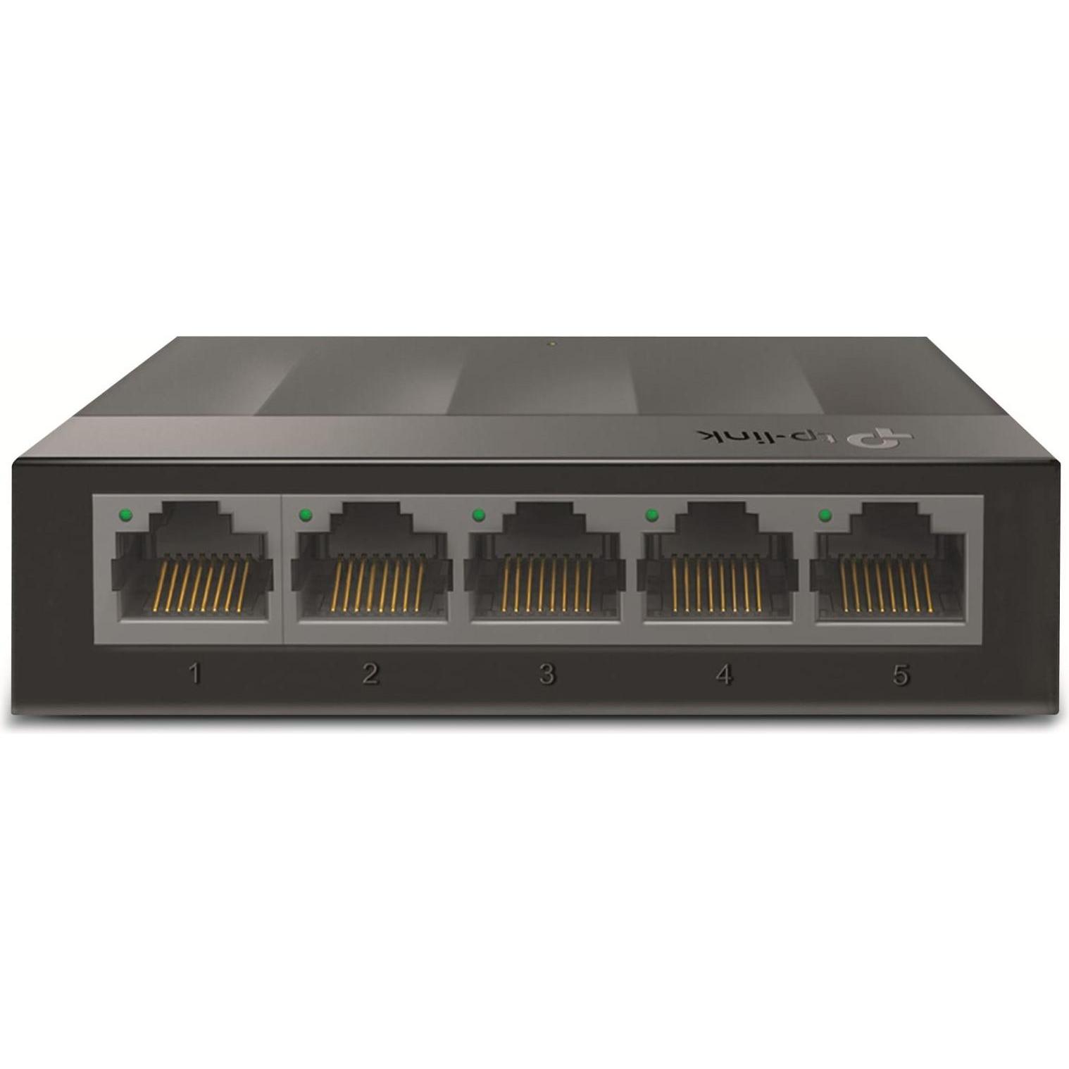 TP-Link LS1005G (5 Ports), Netzwerk Switch, Schwarz