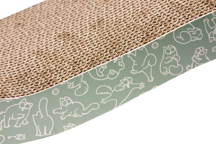 Image du produit Karlie Le chat de Simon en train de gratter (25 cm, Vert, Gris, Marron)