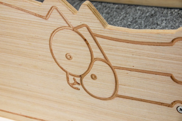Actual product image Karlie Simon's Cat (1.50 cm, Wood, Grey)
