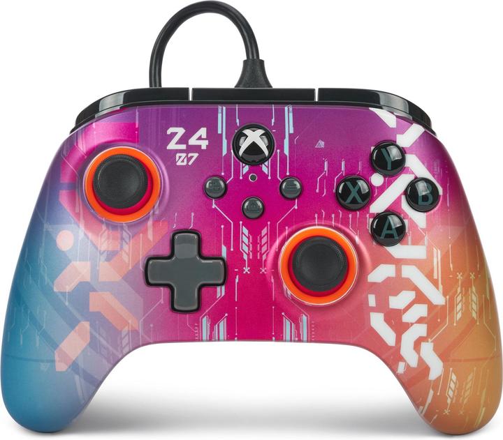 Actual product image PowerA Wired Controller Advantage for Xbox Series X|S - Cyberstyle (PC, Xbox Series X, Xbox Series S, Xbox One S)