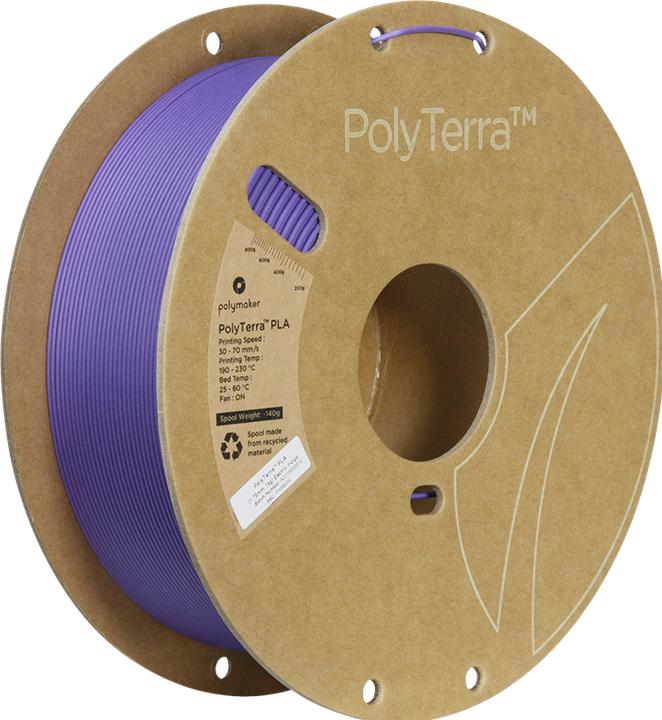 Produktbild Polymaker PolyTerra PLA (PLA, 1.75 mm, 1000 g, Blau)