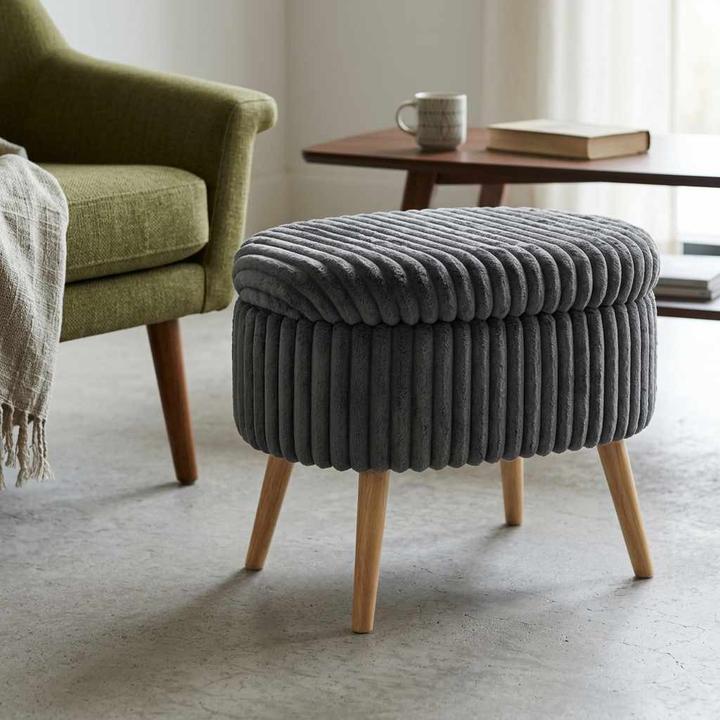 Produktbild Atelier del Sofa Mini Oslo Linen Pouffe