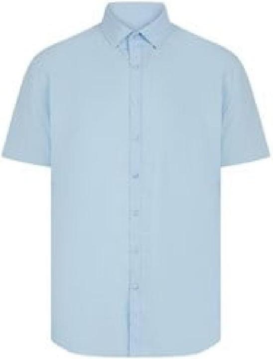 Actual product image Henbury Mens Cotton Feel CoolPlus Short-Sleeved Shirt (XS)