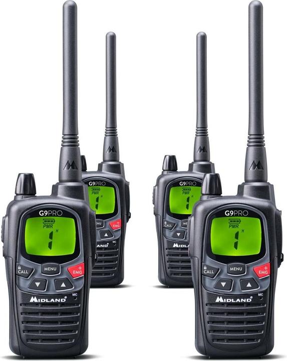Midland G9 Pro 4 packs, PMR446 (12 km)