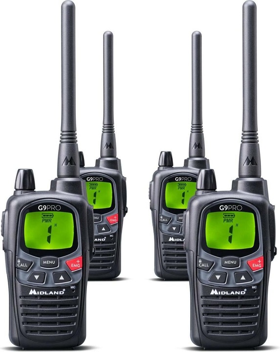 Image du produit Midland G9 Pro 4 packs, PMR446 (12 km)