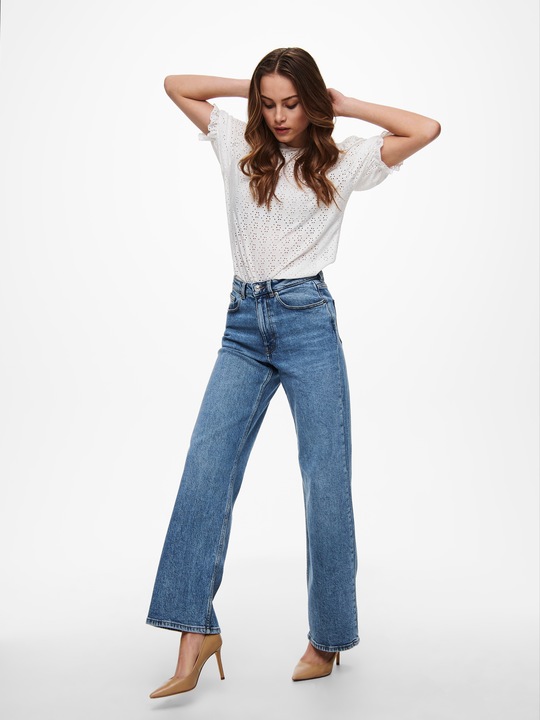 Actual product image Only ONLJuicy Life Wide High Waist Jeans (W27/L34)