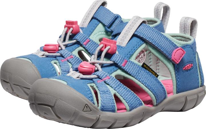 Blau, coronet bluehot pink, Pink