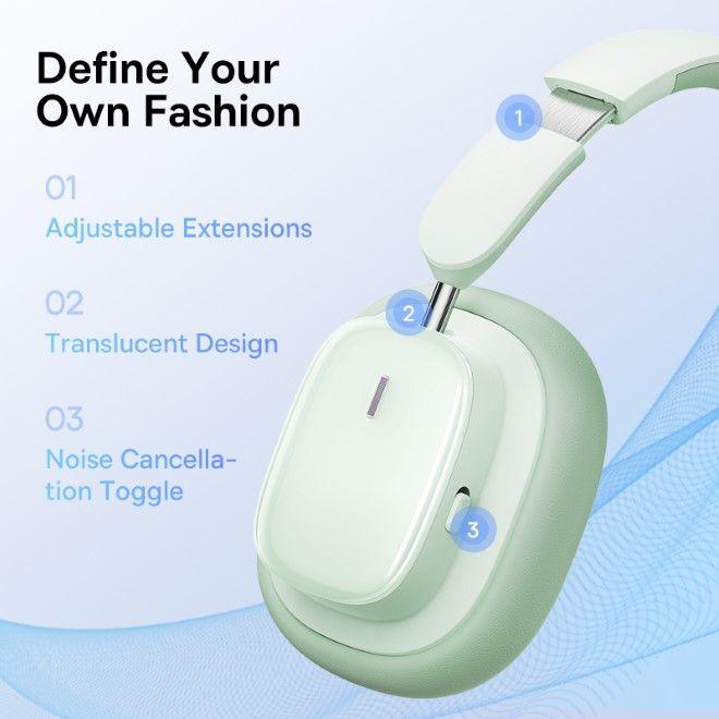 Actual product image Baseus H1i Bowie (ANC, 70 h, Wireless)