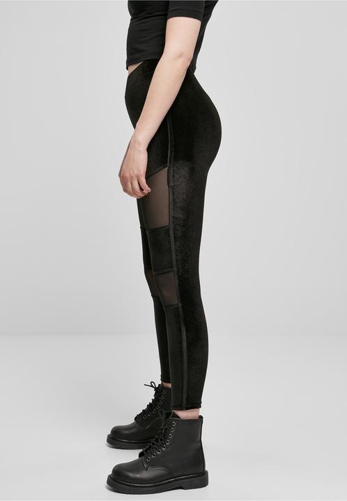 Immagine prodotto Urban Classics Leggings in velluto Tech Mesh da donna (S)