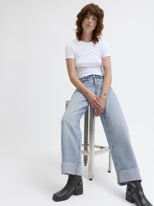 Actual product image JJXX Jxtokyo Wide Fold Up Hw R6169 Dnm Ln (W26/L32)