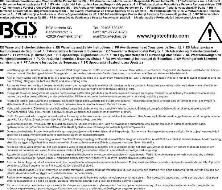 Produktbild BGS Trennstege für Werkzeug-Tragekasten | Kunststoff | 6-tlg. (6 Teile)