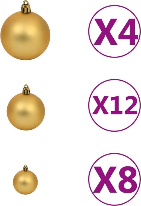 Produktbild vidaXL Weihnachtskugel (100x)