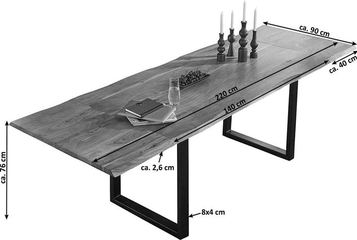 Produktbild SAM Adina (140 x 90 x 76 cm)