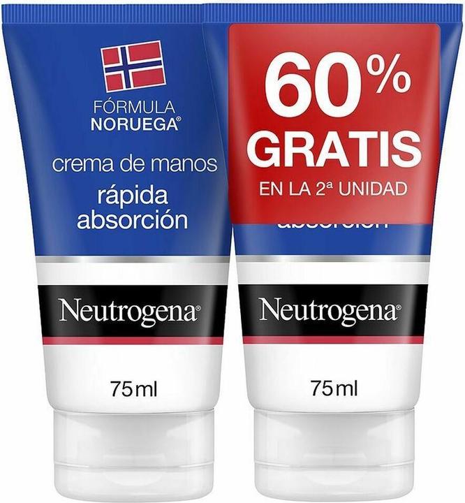 Neutrogena Immediately Absorbent Hand Cream 2 x 75ml (75 ml)