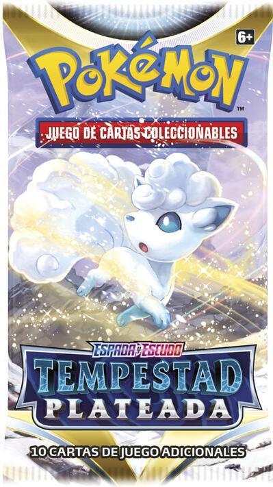 Produktbild Pokémon Spanish Pokemon Sword and Shield Silver Storm About collectible card games (Spanisch, Booster Pack)