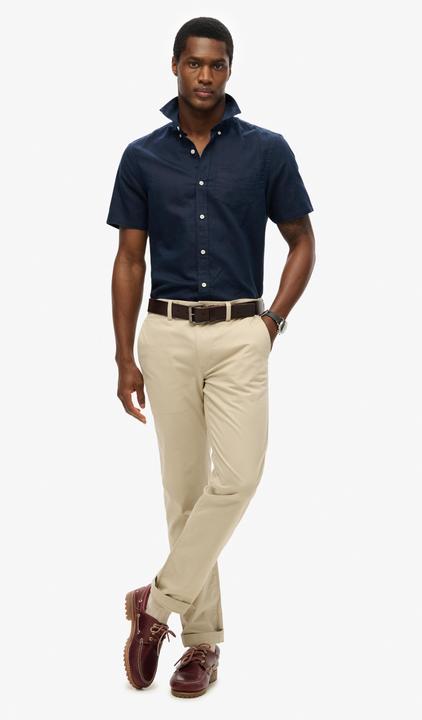 Immagine prodotto Superdry Kurzarm-Hemd aus Baumwolle und Leinen (M)