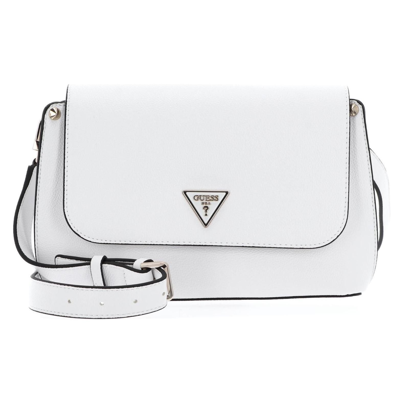 Guess, Damen, Handtasche, Meridian Flap Crossbody Bag, Beige