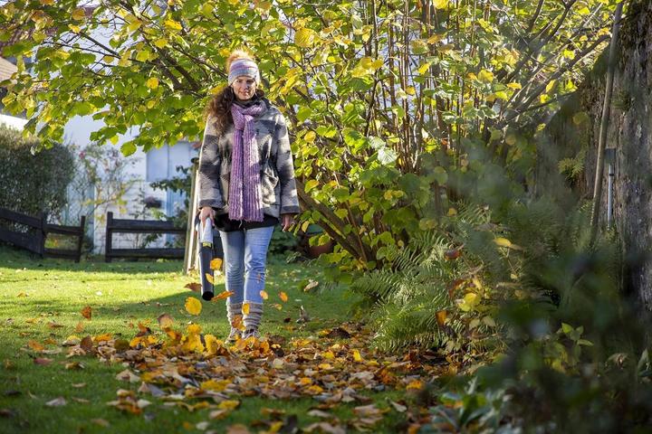 Actual product image Ikra Battery-powered leaf blower 20V 2Ah Mogatec ICB 20 (Rechargeable battery operated, Leaf blower)