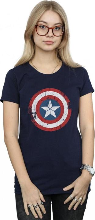 Produktbild Captain America Civil War Distressed Shield TShirt (S)
