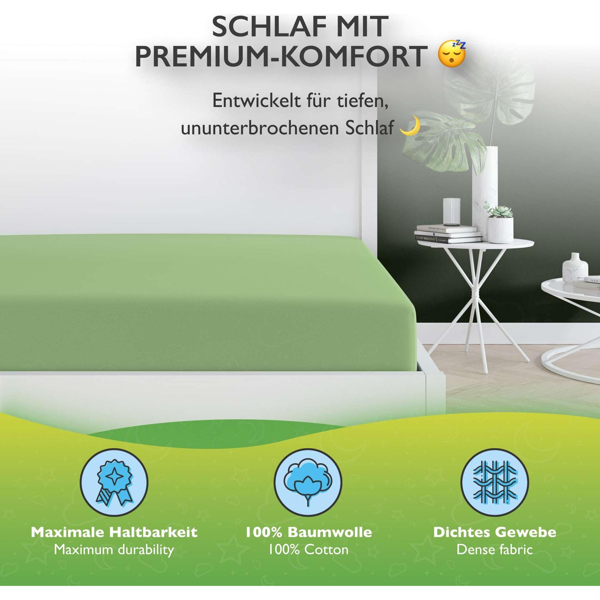 Thumbnail - Etérea, Fixleintuch, Comfort Jersey Topper (200 x 200 cm, 200 x 220 cm)