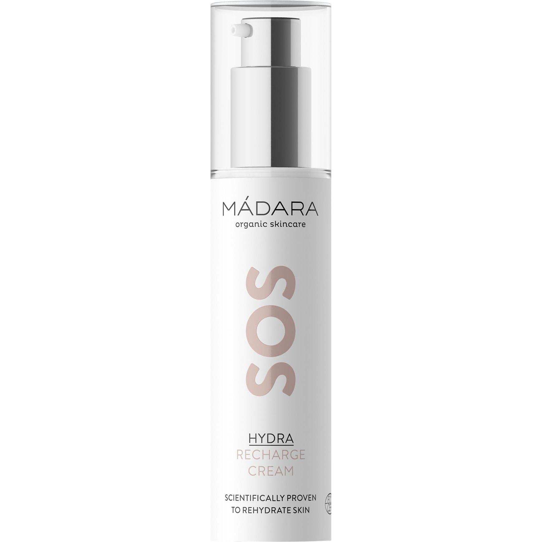 Madara Crema Viso, Sos Idratante Intensiva - Sos Hydra Recharge Cream (50 Ml, 24H)