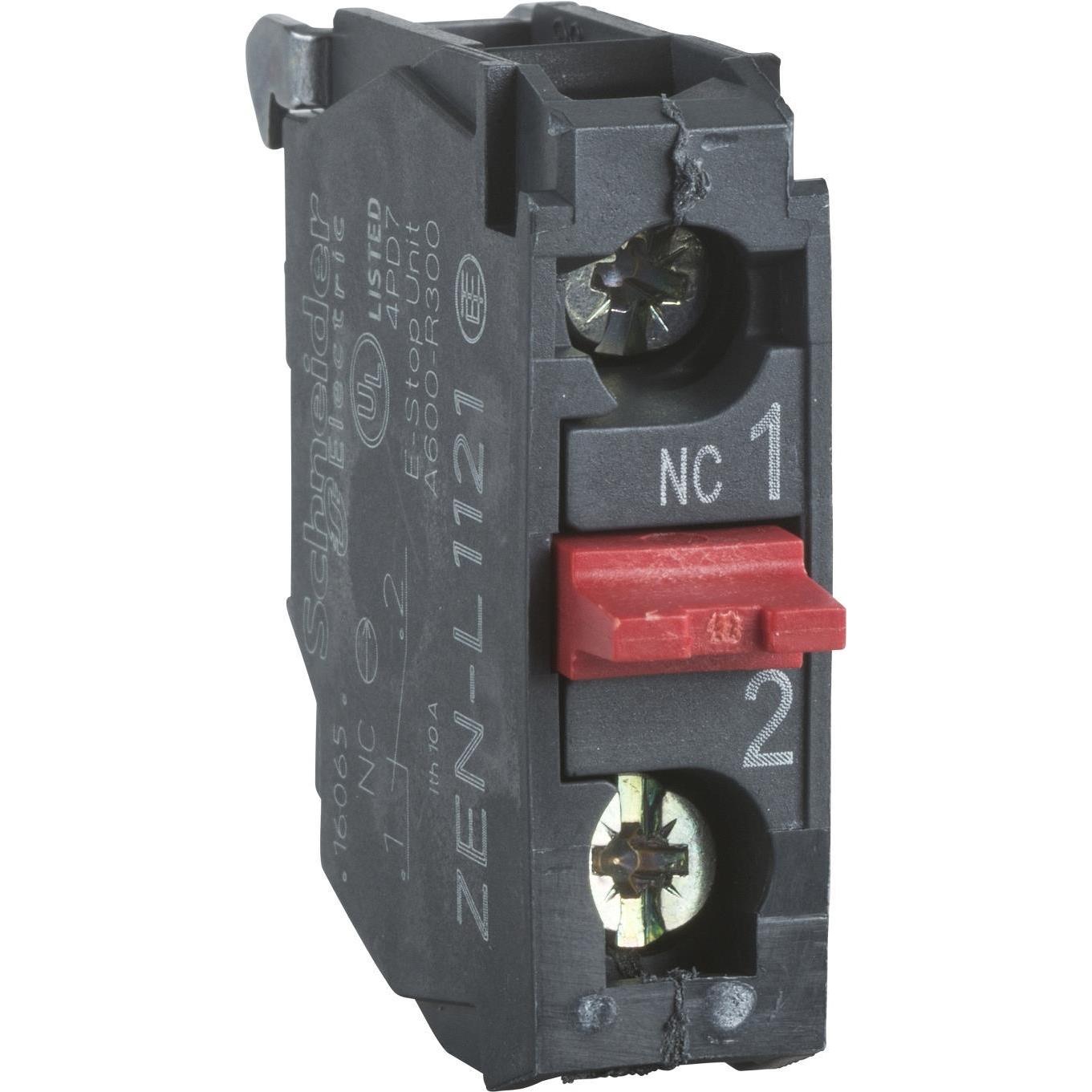 Thumbnail - Schneider Electric Kontaktblock 1 Öffner, Taster + Schalter, Schwarz