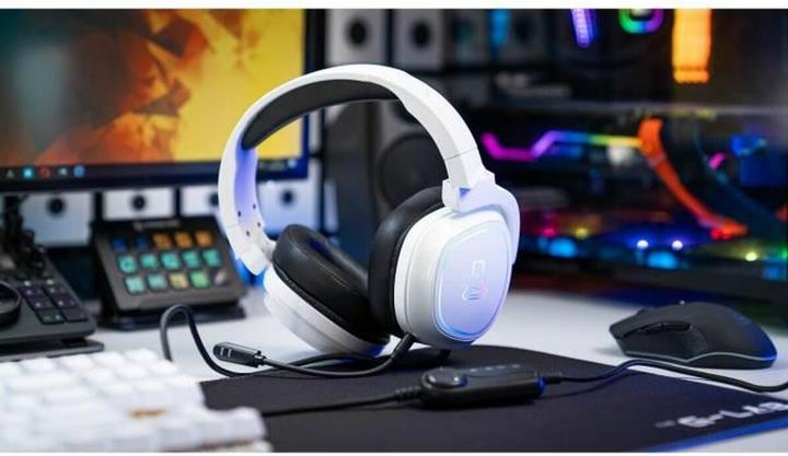 Produktbild The G-Lab Korp Radium - Blanc/Filaire/Stereo (Kabelgebunden)