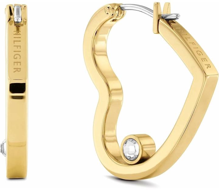 Image du produit Tommy Hilfiger Minimal Hearts Boucles d'oreilles (Acier inoxydable avec revêtement Ion-Plating jaune doré)