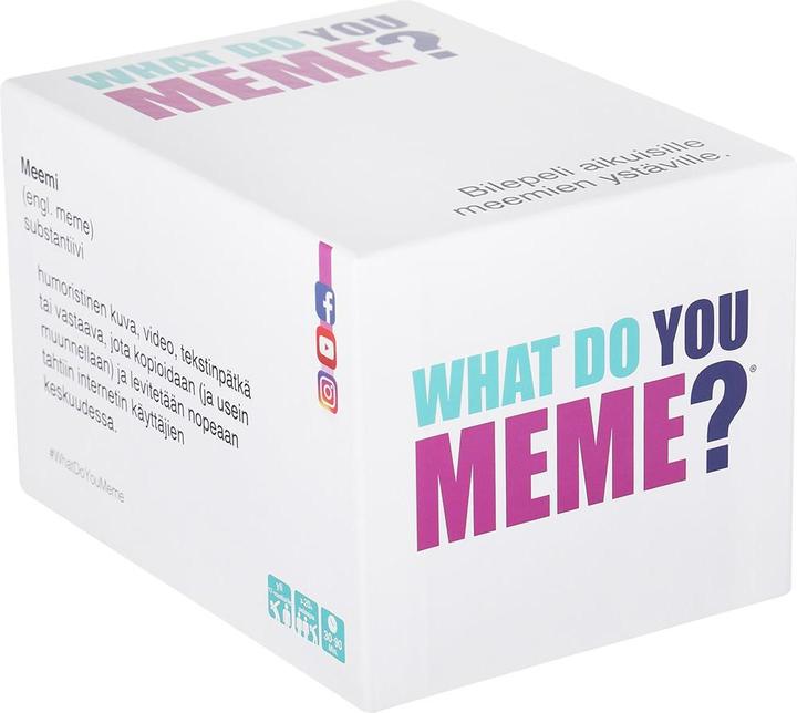 Actual product image Martinex Peliko 40861956 board/card game What Do You Meme? 90 min Party (Finnish)