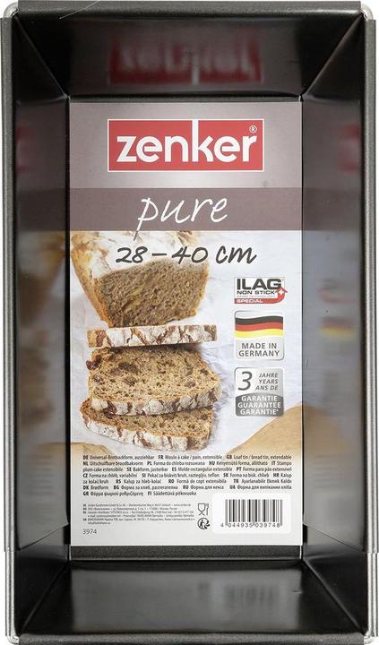 Produktbild Zenker Brot-Backform Pure 28 cm, ILAG Special (16 cm)