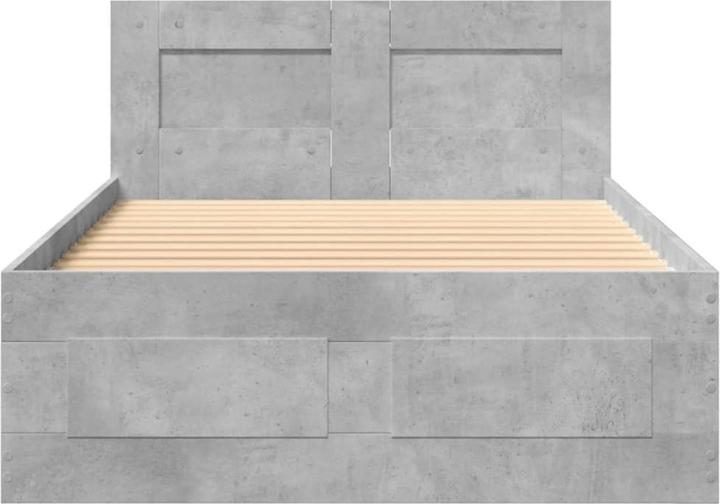 Actual product image VidaXL Bed frame with headboard (100 x 200 cm)