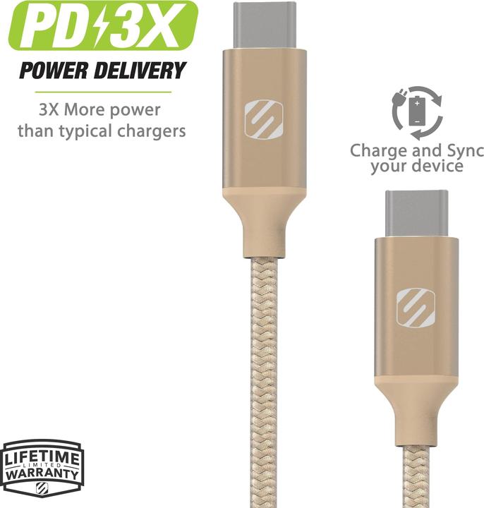 Produktbild Scosche Strikeline Premium USB-C Kabel 3m