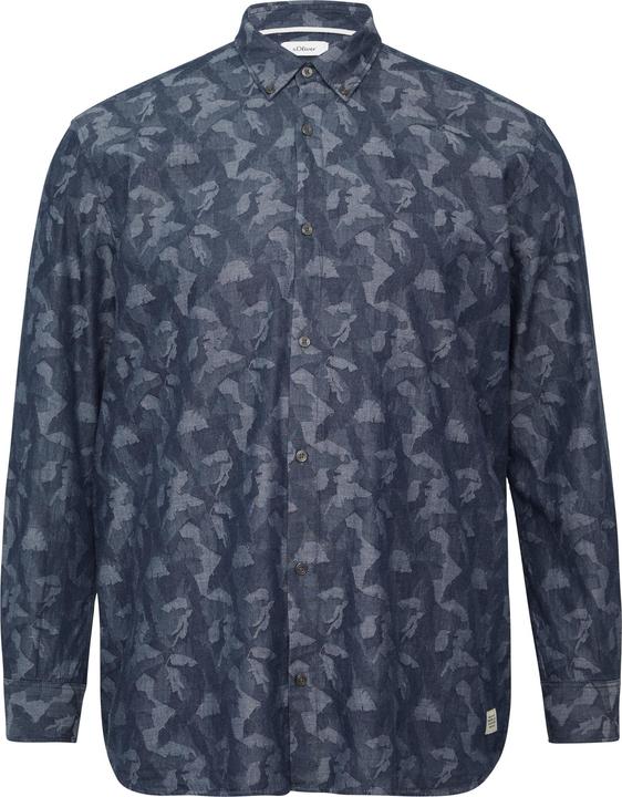 Immagine prodotto s.Oliver Hemd Regular Fit: Leichtes Jacquard-Hemd mit Button-Down-Kragen (3XL)