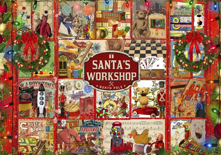Produktbild Bluebird Santas Workshop (2000 Teile)