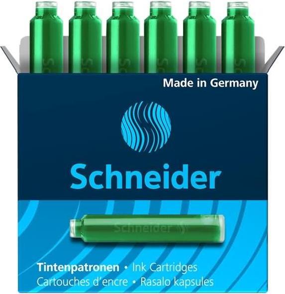 Produktbild Schneider Tintenpatrone 6ST grün (6 Stück, Grün)